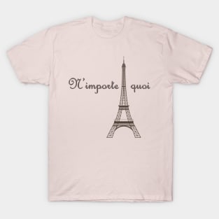 T shirt in french cheap